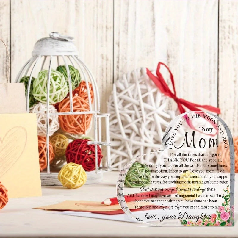 Mom Heart Keepsake Gift From Children For Birthday Mothers Day
