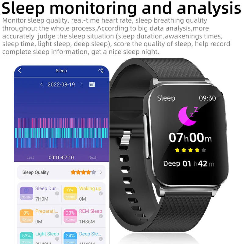 Smart Watch with ECG Heart Rate Monitor and Fitness Tracker