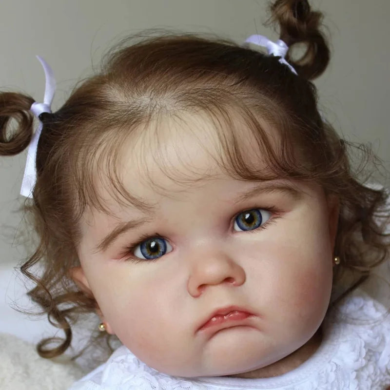 Lifelike Reborn Doll With 3D Painted Skin And Vinyl Limbs