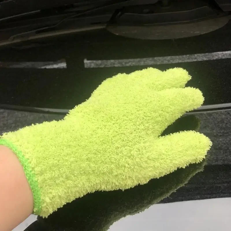 Microfiber Dust Removal Gloves For Window Cleaning Reusable Household Tool