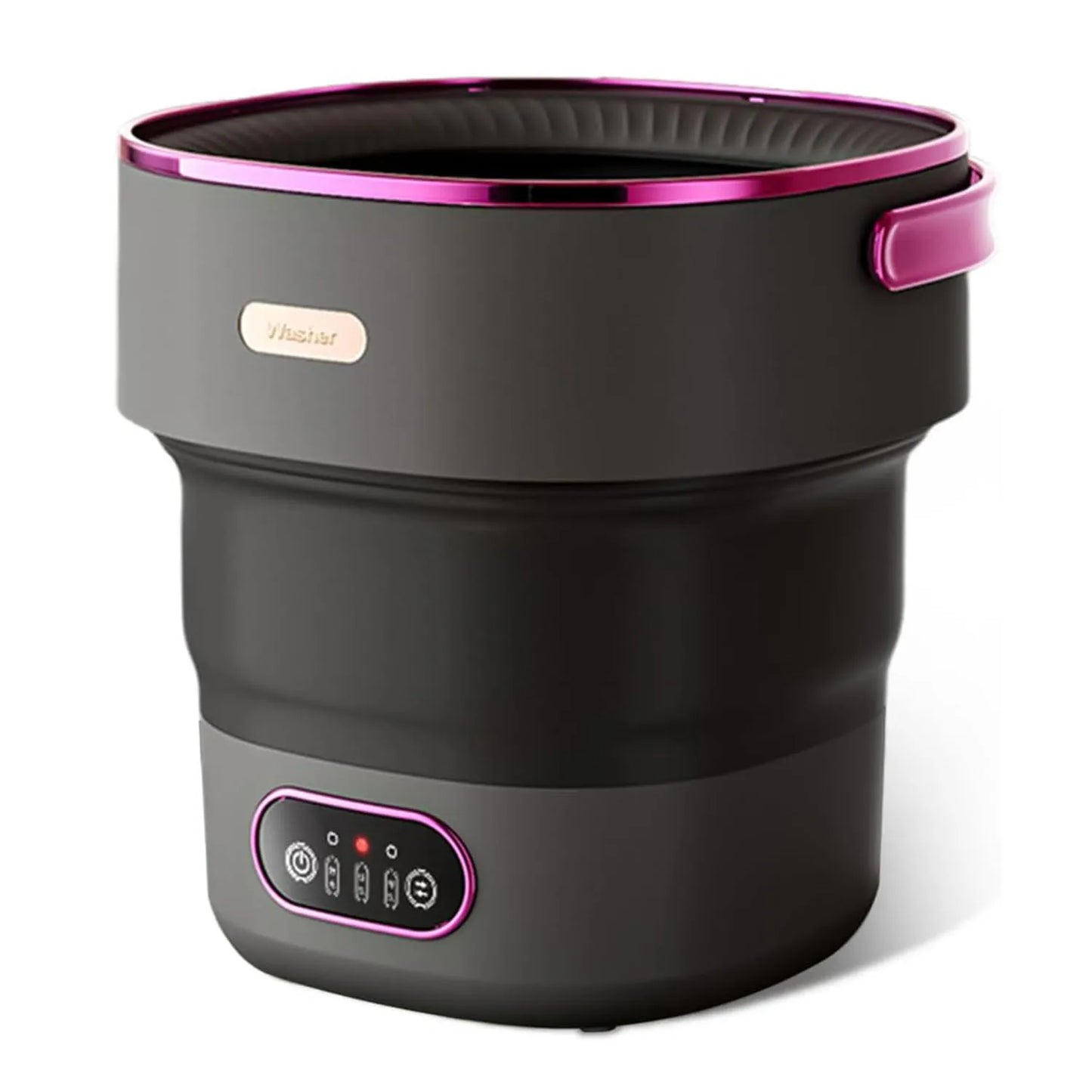 Portable Foldable Mini Washing Machine With Spin Basket Four Modes