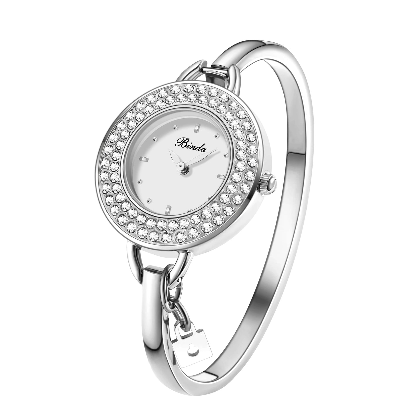 BINDA Elegant Waterproof Stainless Steel Quartz Watch
