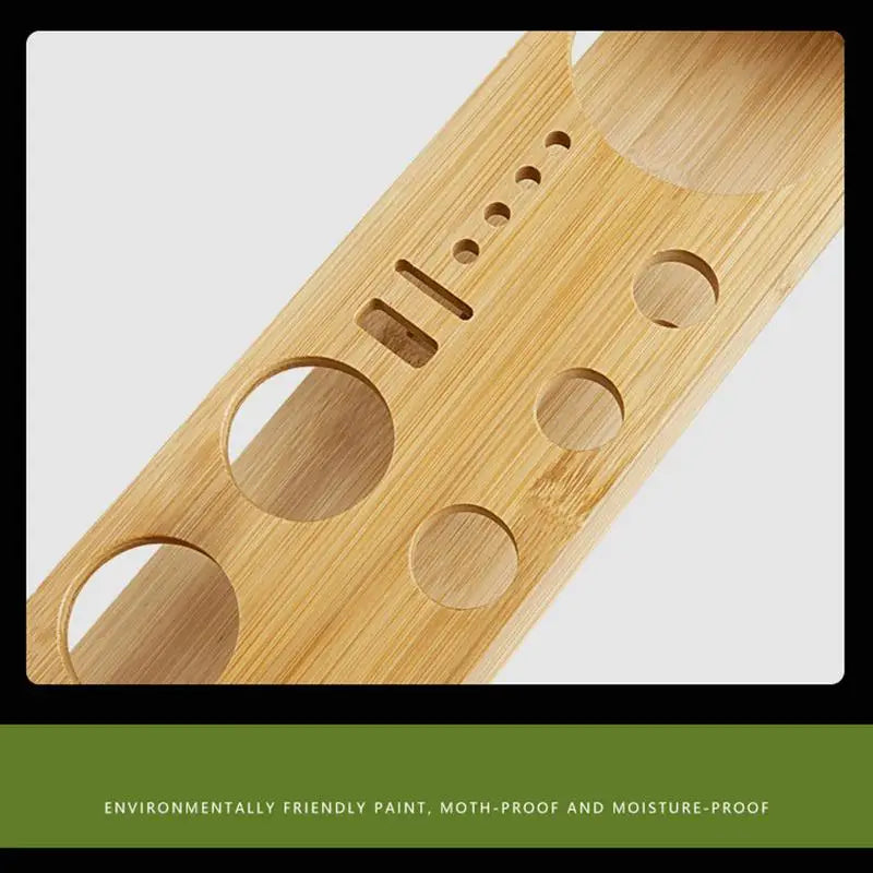 Wooden Bartender Tool Stand for Cocktail Shaker Organizer