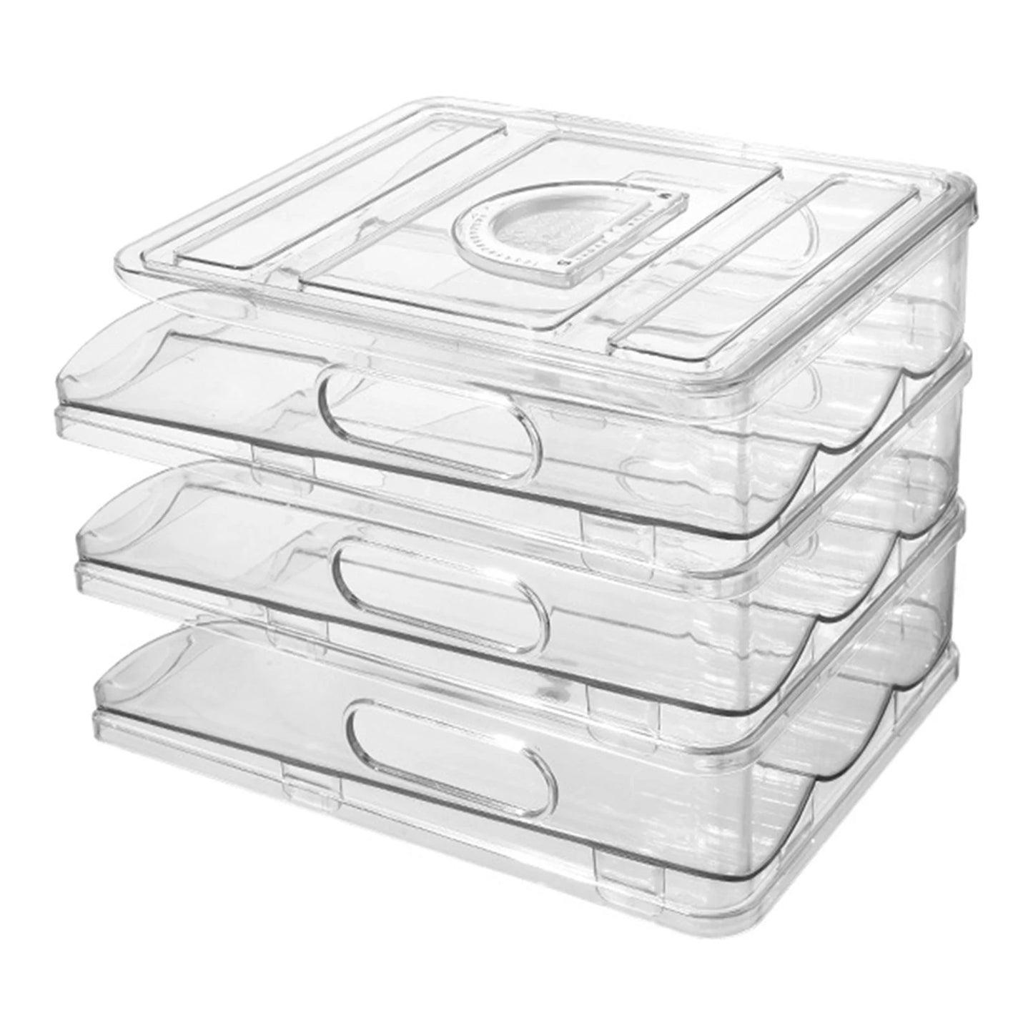 Automatic Egg Organizer Storage Box for Freshness and Convenience