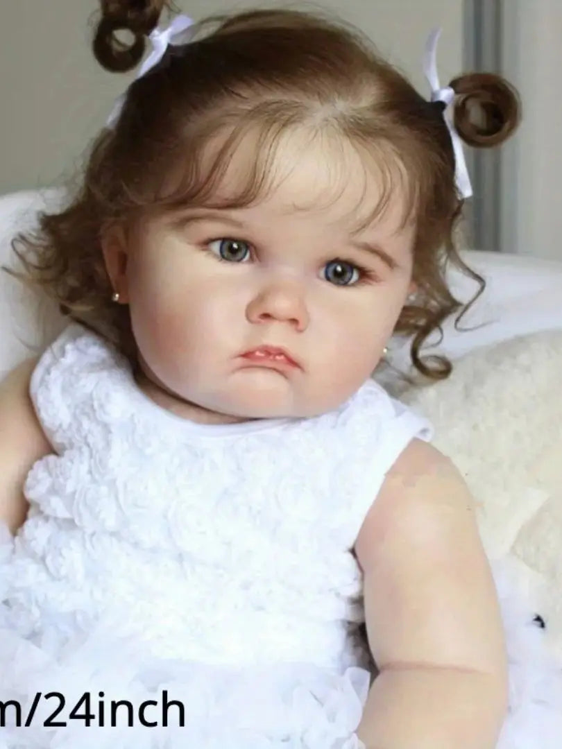 Lifelike Reborn Doll With 3D Painted Skin And Vinyl Limbs