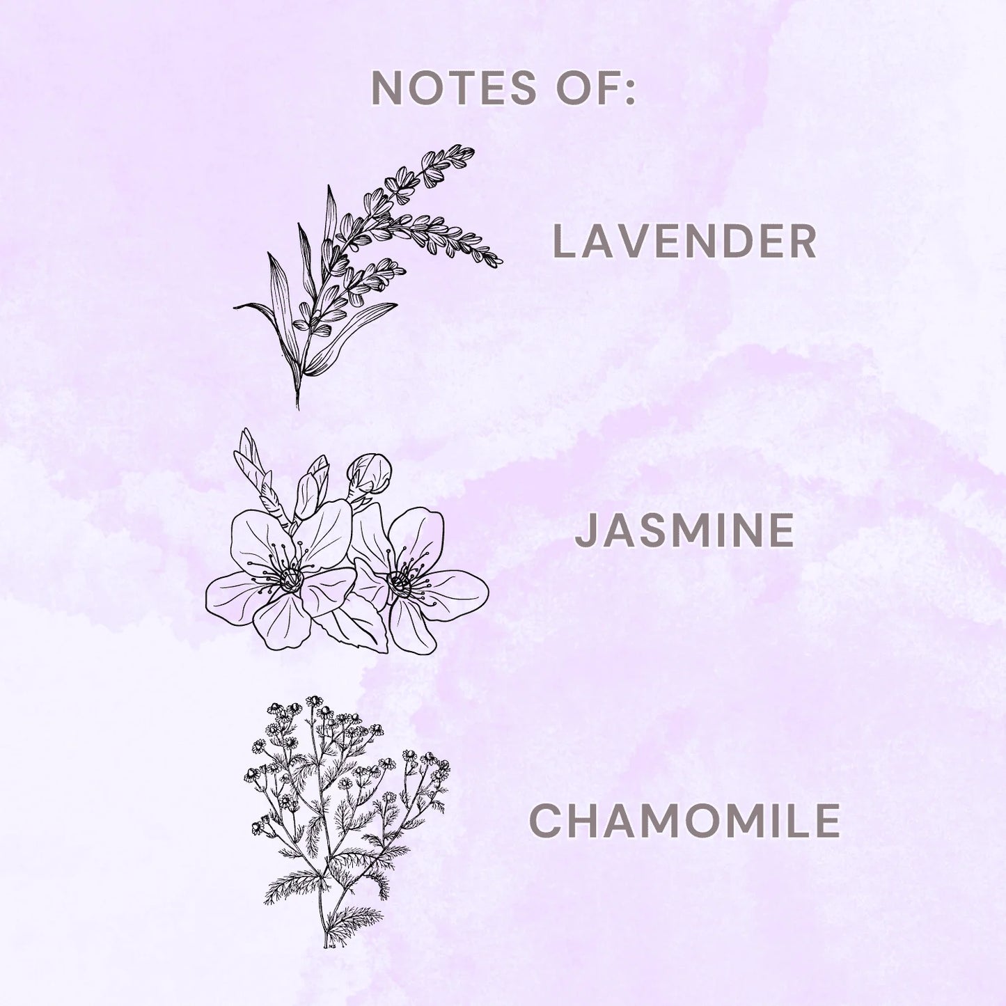 Lavender Jasmine Chamomile Scented Spa Jar Candle for Relaxing Ambience