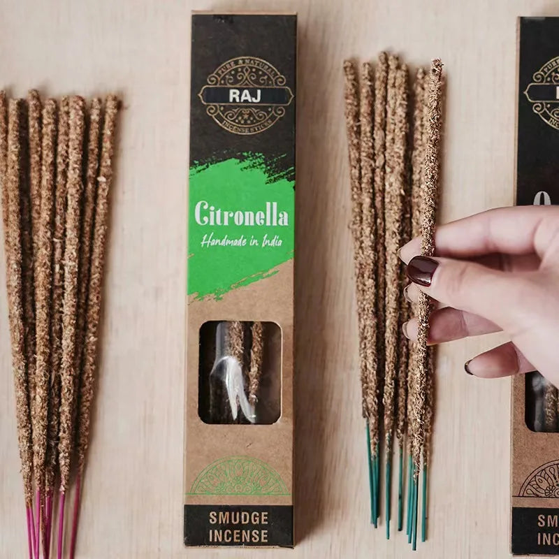 Premium Indian Natural Handmade Sandalwood Incense Sticks Palo Santo Oud