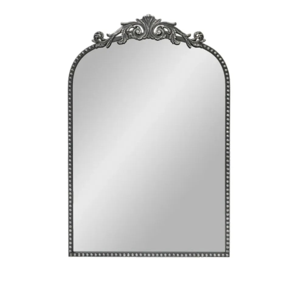 24 Inch x 34 Inch Traditional Arched Decorative Mirror for Home Living Room Hallway