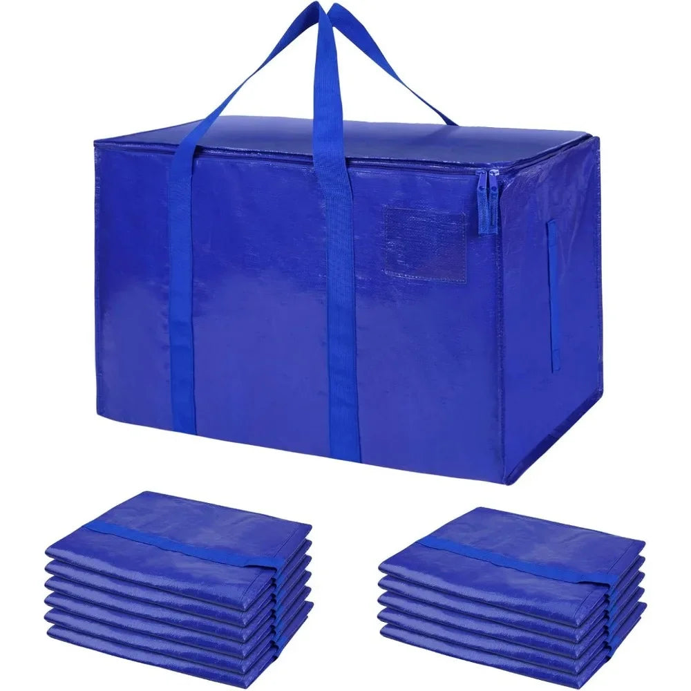 Heavy Duty Moving Bags Set With Zipper And Carry Handles