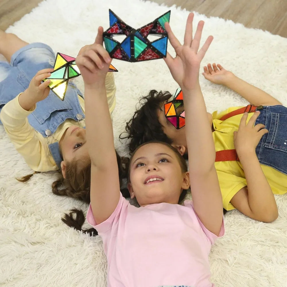 TOSY Magnet Pyramid Puzzle Transforms Into Billions Of Shapes