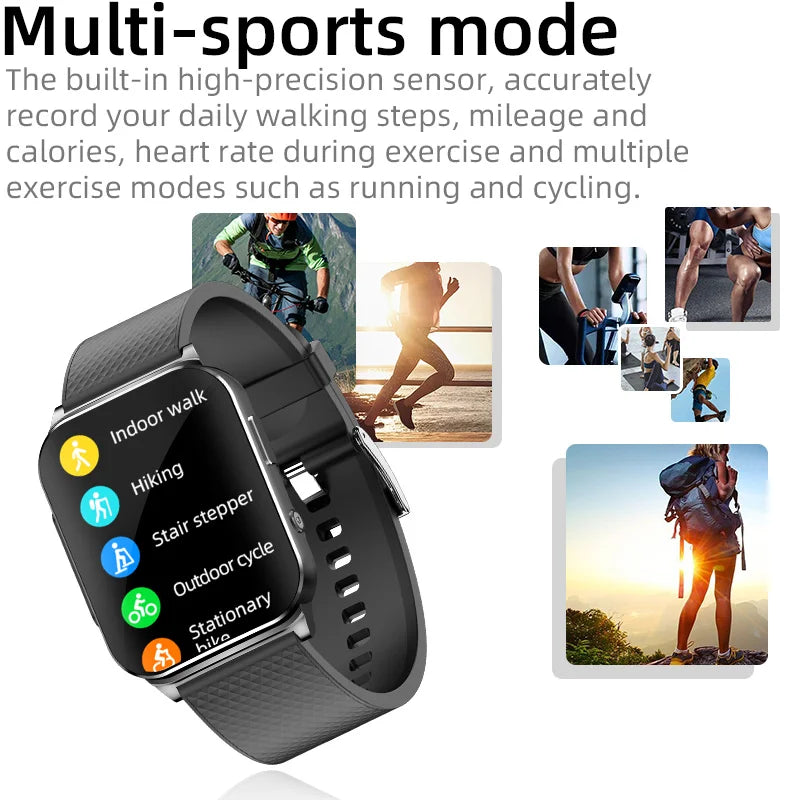Smart Watch with ECG Heart Rate Monitor and Fitness Tracker