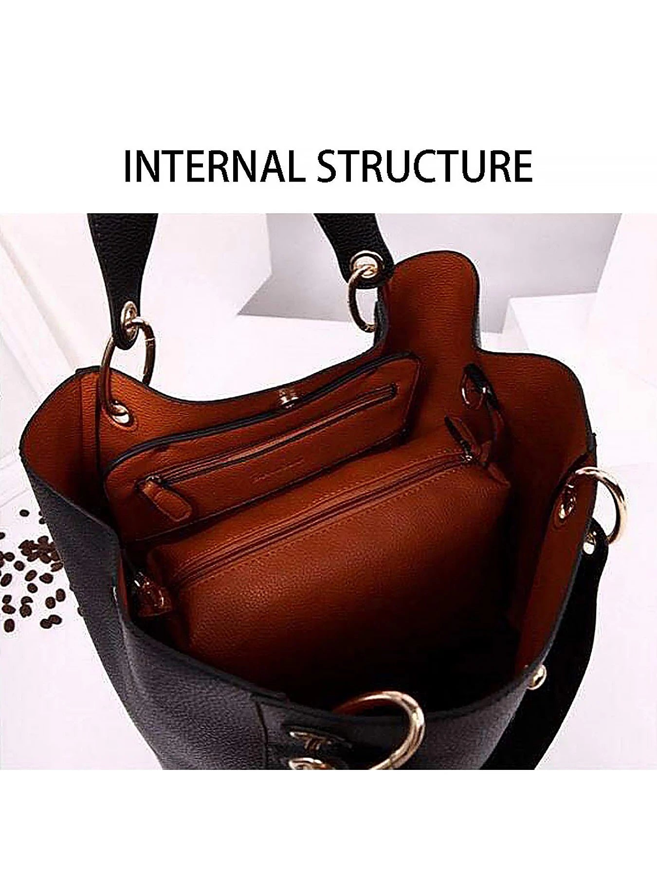 Pahajim Handbags for Women Large Tote Bag PU Leather Waterproof Shoulder Bag Top Handle Bag for Work and Shopping