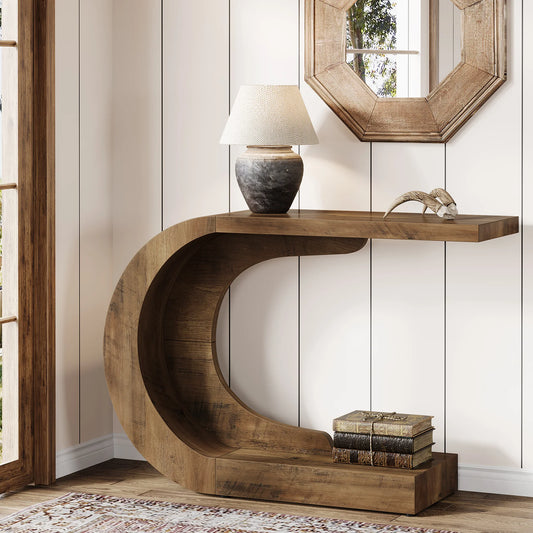 Tribesigns Mid Century Modern Console Table Entryway