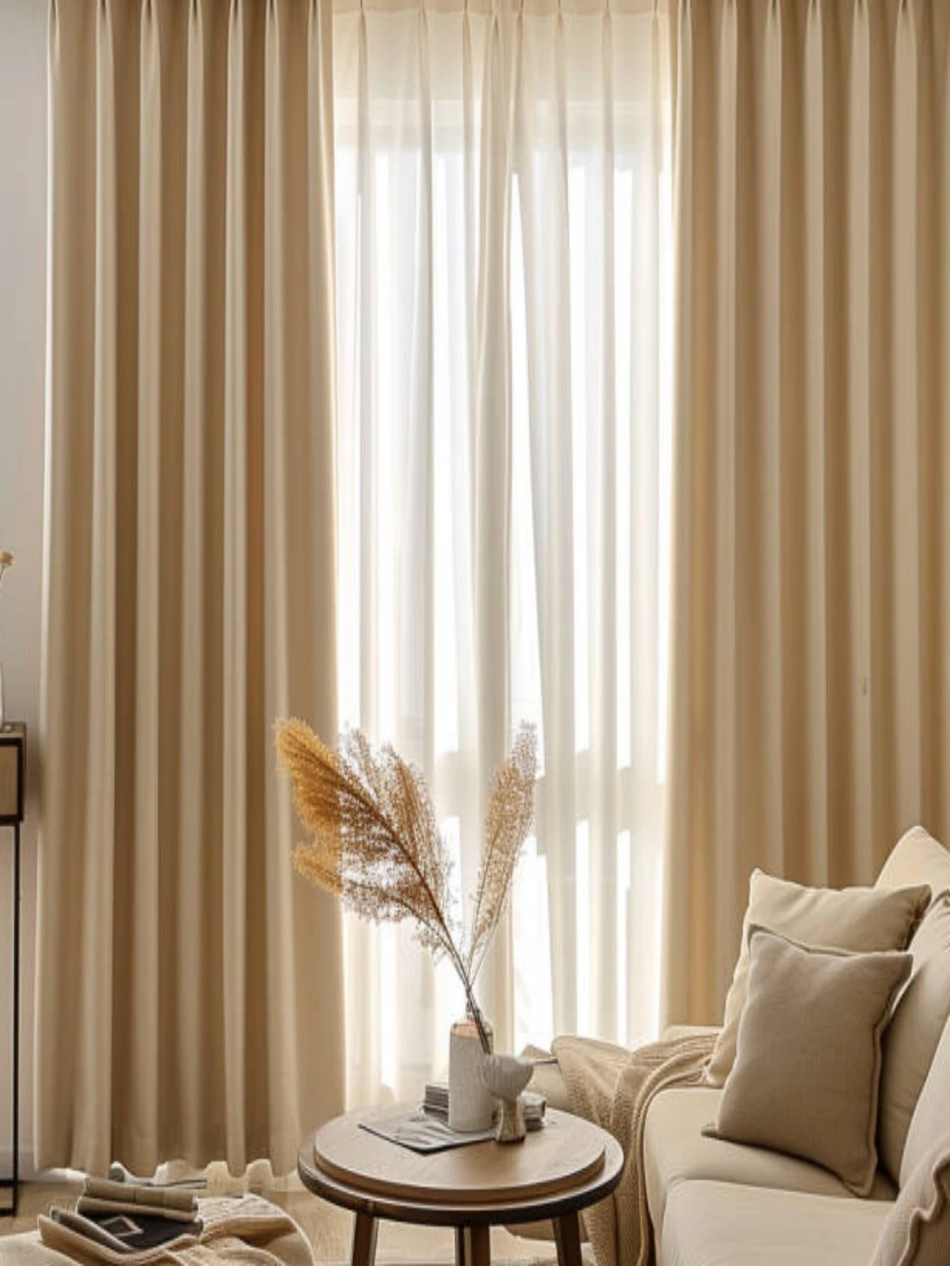 Korean Style Blackout Curtain Premium Thermal Insulated Polyester