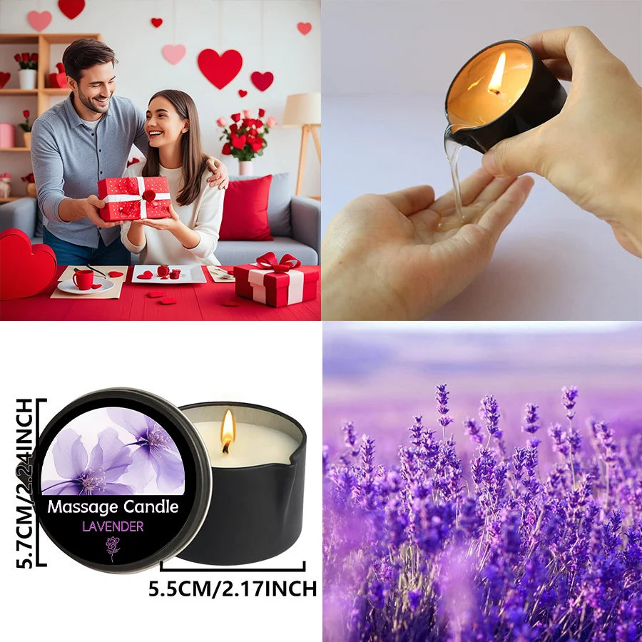 Calming Scented Candle For Meditation Yoga Spa Home Decor