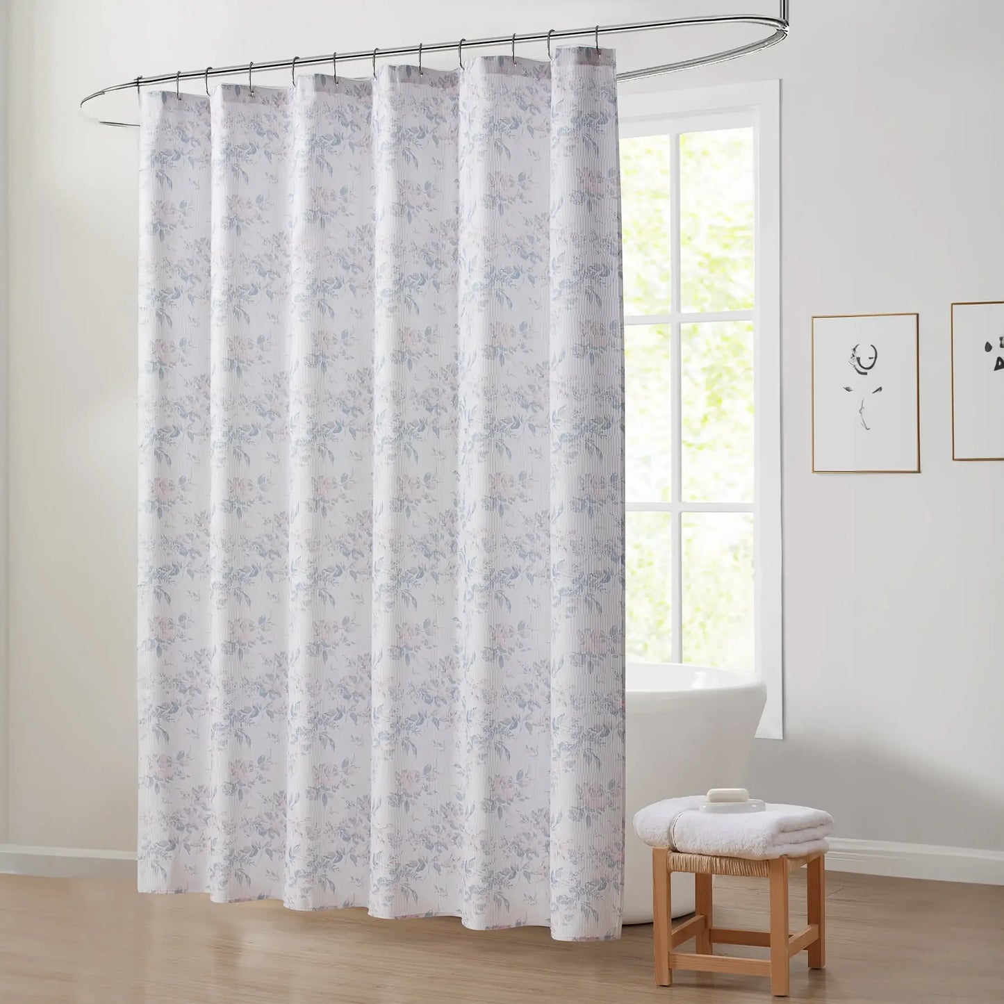 My Texas House Floral Shower Curtain Bath Accessory Set