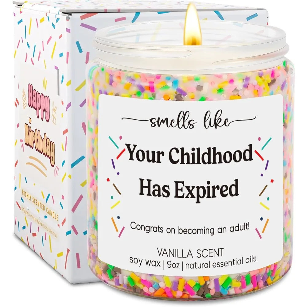 Birthday Candles Gift Set for Teens and Friends Celebration