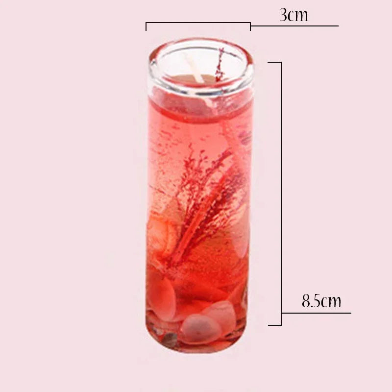 Aromatherapy Smokeless Jelly Candle Ocean Shells for Romantic Decor