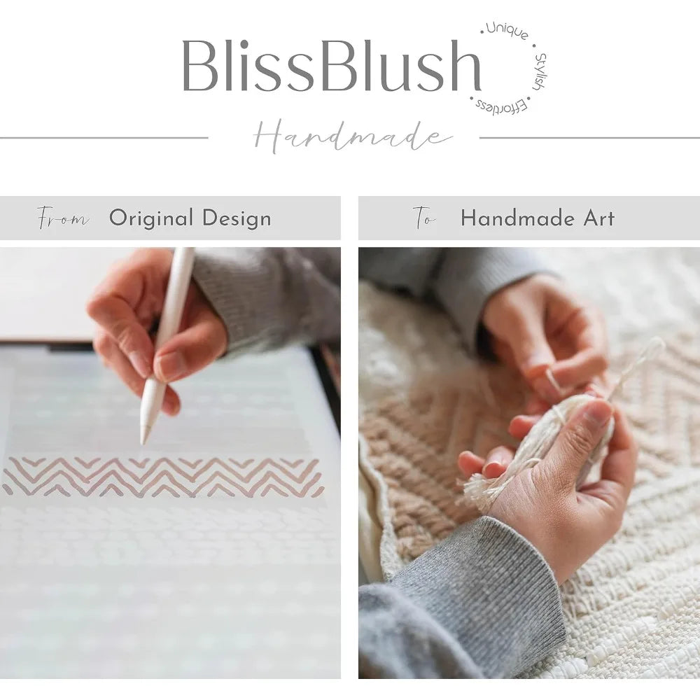 BlissBlush Velvet Fall Throw Pillow Cover Lumbar Farmhouse Decor