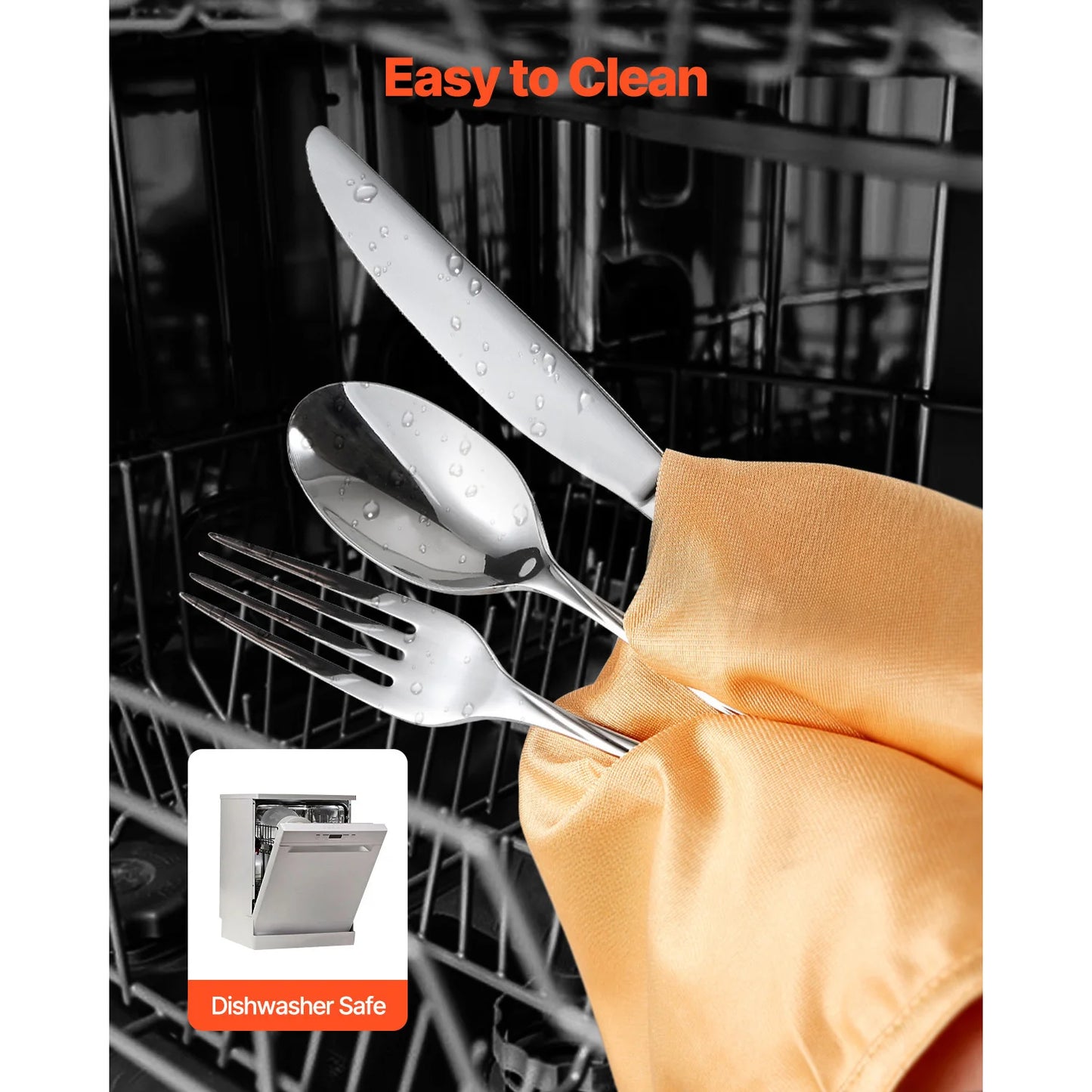 Premium Stainless Steel Silverware Set for Elegant Dining Experience