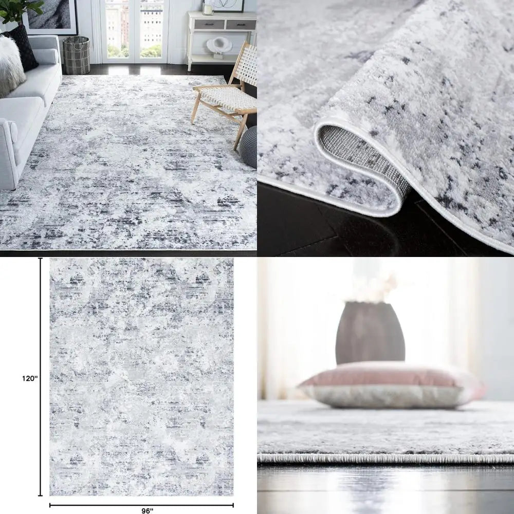Modern Amelia Collection Inspired Area Rug with Low Shedding and Easy Maintenance