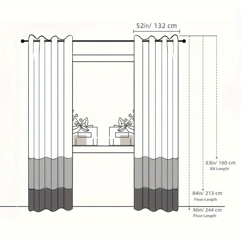 Pack Of 2 Blackout Curtains Grommet Thermal Insulated Room Darkening Tree Print For Bedroom