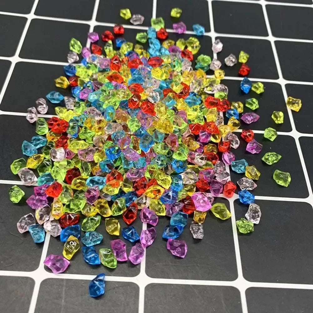 Crystal Clear Acrylic Crushed Ice Vase Fillers 100/200 Pieces