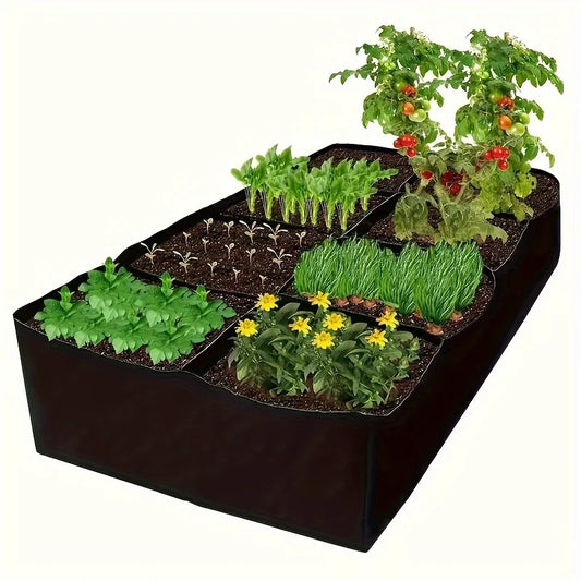 Breathable Garden Bed With Grow Bags For Vegetables And Flowers