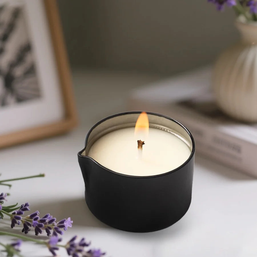Calming Scented Candle For Meditation Yoga Spa Home Decor