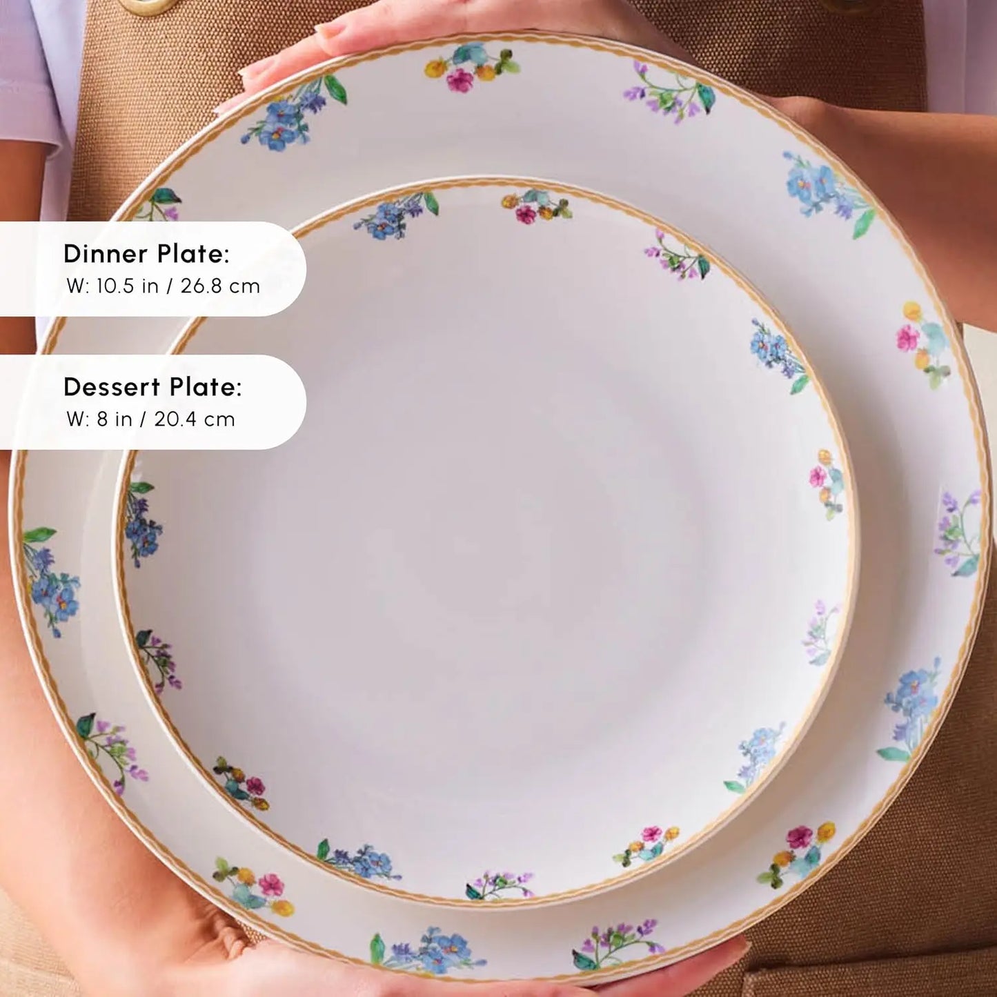 Brillo Modern Bone China Dinnerware Set For Everyday Dining