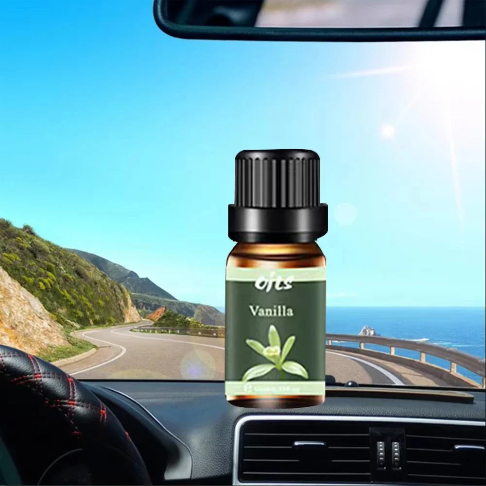 Six Natural Fragrances Essential Oil Set for Home Office Aromatherapy