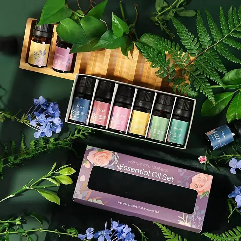 Premium Essential Oil Collection Set For Lasting Home Diffuser Scents