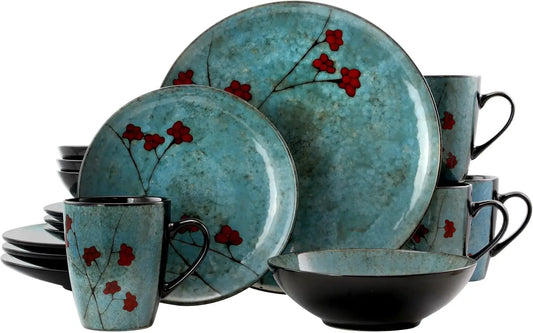 Floral Accents Dinnerware Set For Elegant Tableware