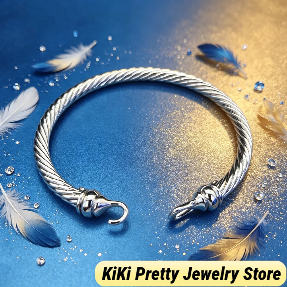 Sterling Silver 925 Zircon Bracelet For Lovers Valentine's Gift