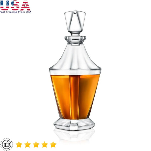 Whiskey Decanter Glass For Home Bar Oxidation Preservation