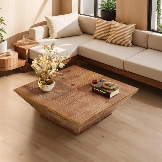 Lift Top Wood Coffee Table With Storage For Living Space