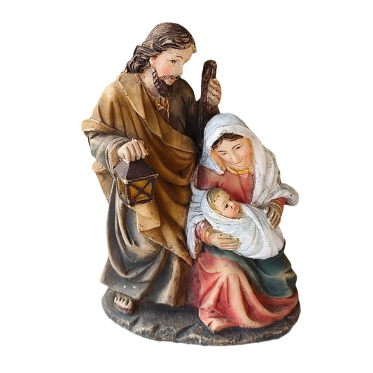 Vintage Nativity Scene Holy Family Ornament For Christmas Decorations Desk Display Home Office Gift