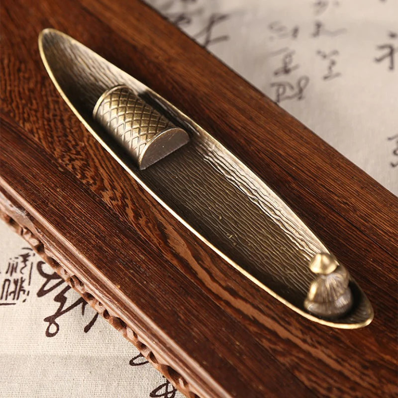 Bodhi Leaf Incense Holder Heat Resistant Burner For Tea Room And Home Decor Accessory