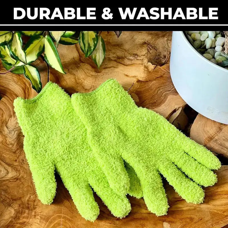 Microfiber Dust Removal Gloves For Window Cleaning Reusable Household Tool