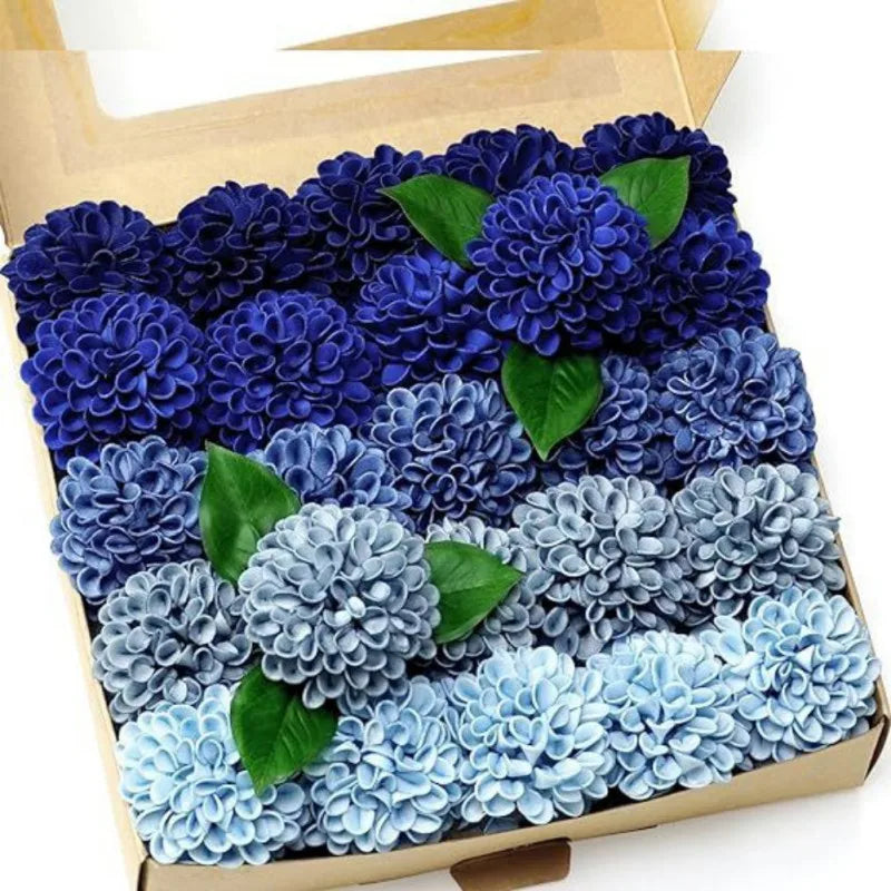 DIY Hydrangea Artificial Flower Box Set For Valentine Day