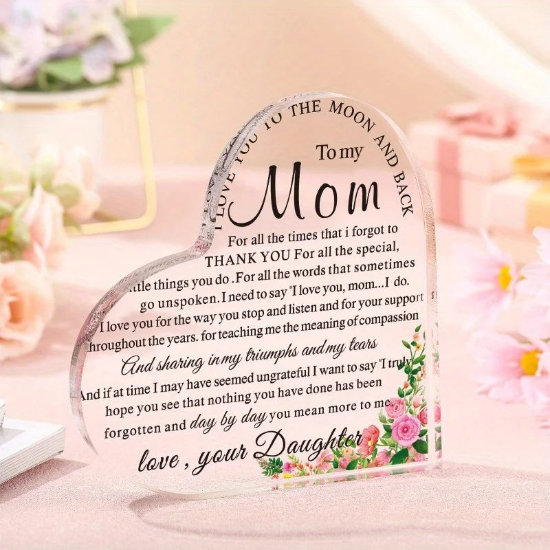 Mom Heart Keepsake Gift From Children For Birthday Mothers Day