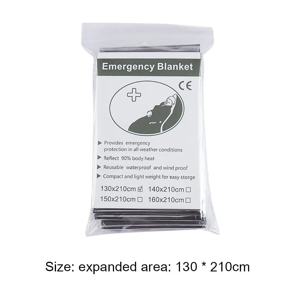 Emergency Thermal Mylar Space Blanket For Outdoor Camping