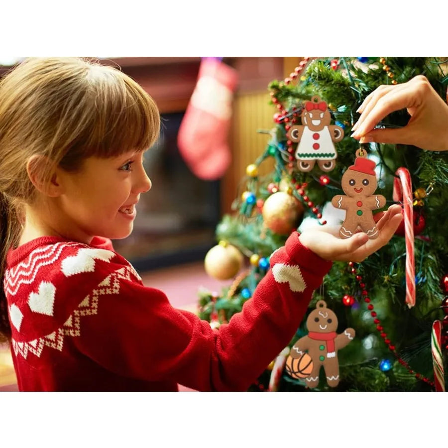 Gingerbread Man Christmas Ornaments For Tree Decorations