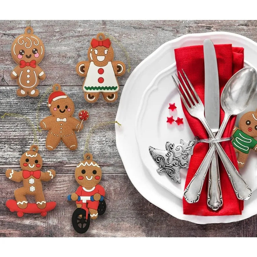 Gingerbread Man Christmas Ornaments For Tree Decorations