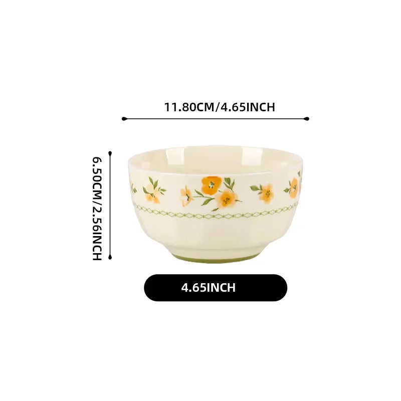 Shunxiang French Floral Ceramic Dinnerware Set