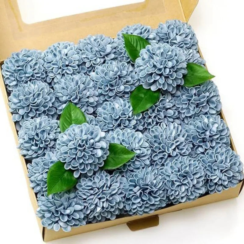 DIY Hydrangea Artificial Flower Box Set For Valentine Day