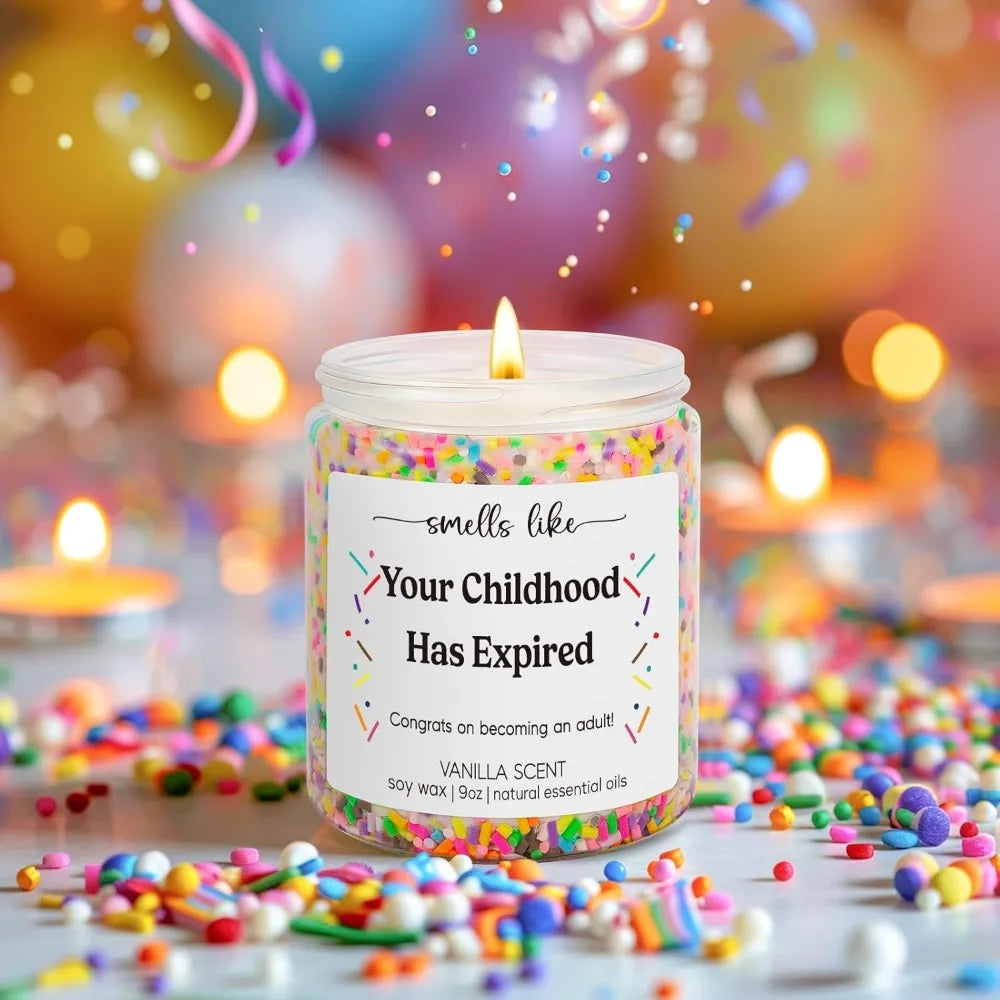 Birthday Candles Gift Set for Teens and Friends Celebration