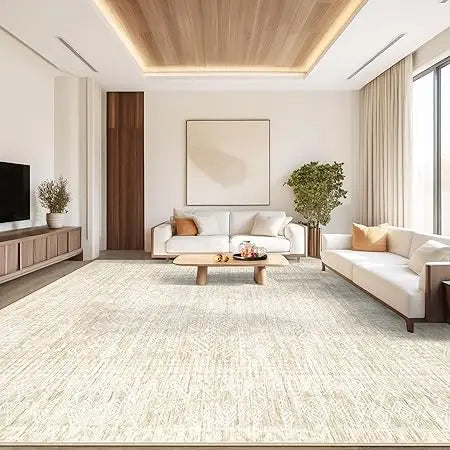 Washable Boho Moroccan Inspired Geometric Area Rug Non Slip