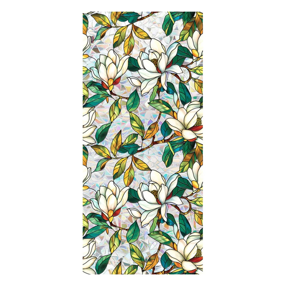 Stained Glass Window Film Privacy Decals Removable Cling Home