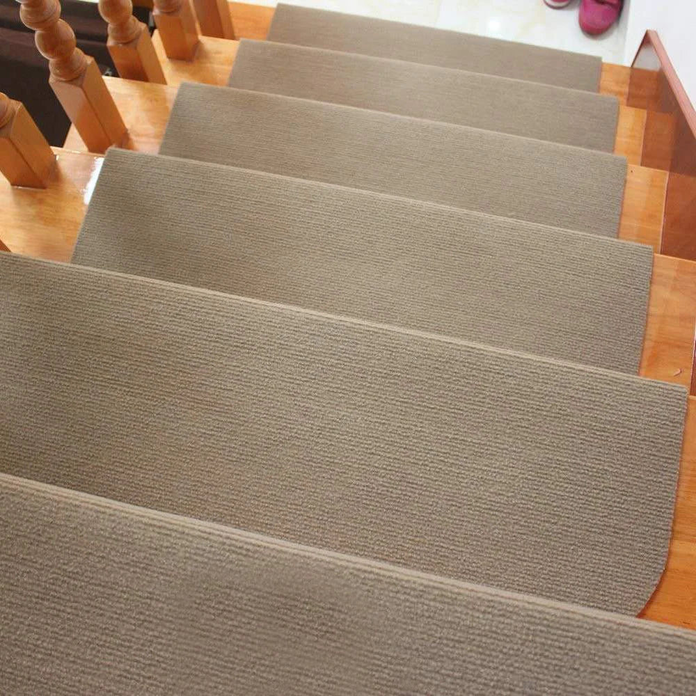 Non-Slip Carpet Stair Treads for Safe Indoor Stairs and Pets